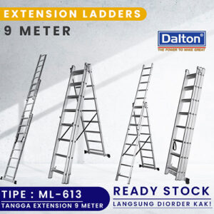 Tangga Lipat Alumunium Extension 9.2 Meter DALTON ML-613