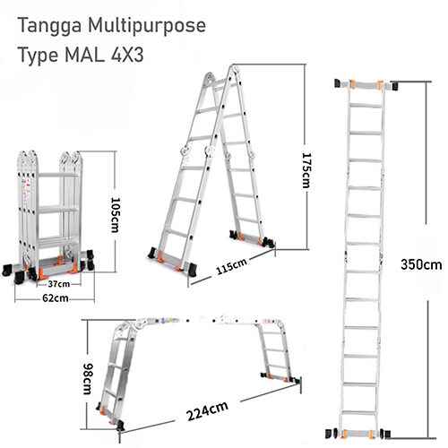 Tangga Multipurpose atau Multipfungsi Dalton