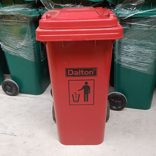 Tempat Sampah Plastik HDPE Dalton 120 Liter Roda